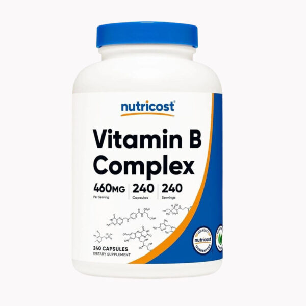 Nutricost High Potency Vitamin B Complex 460mg, 240 Capsules