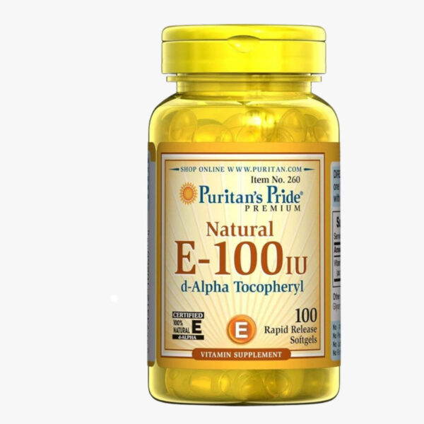 Vitamin E Softgels 100 PURITANS PRIDE