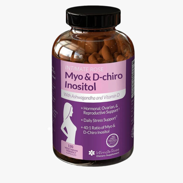 Myo and-D Chiro Inositol Capsules 120 INTIMATE ROSE