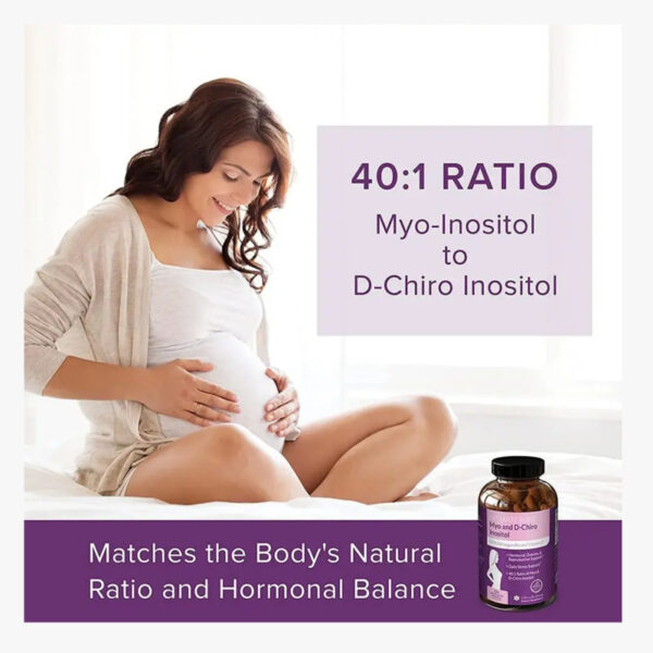 Myo and-D Chiro Inositol Capsules 120 INTIMATE ROSE - Image 3